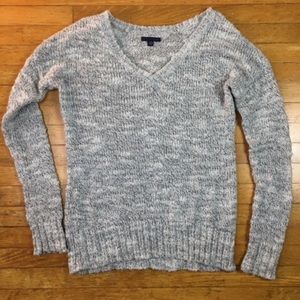 American eagle gray sweater